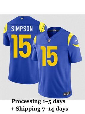 Mens Youths Select Ty Simpson Royal Vapor Stitched Jersey